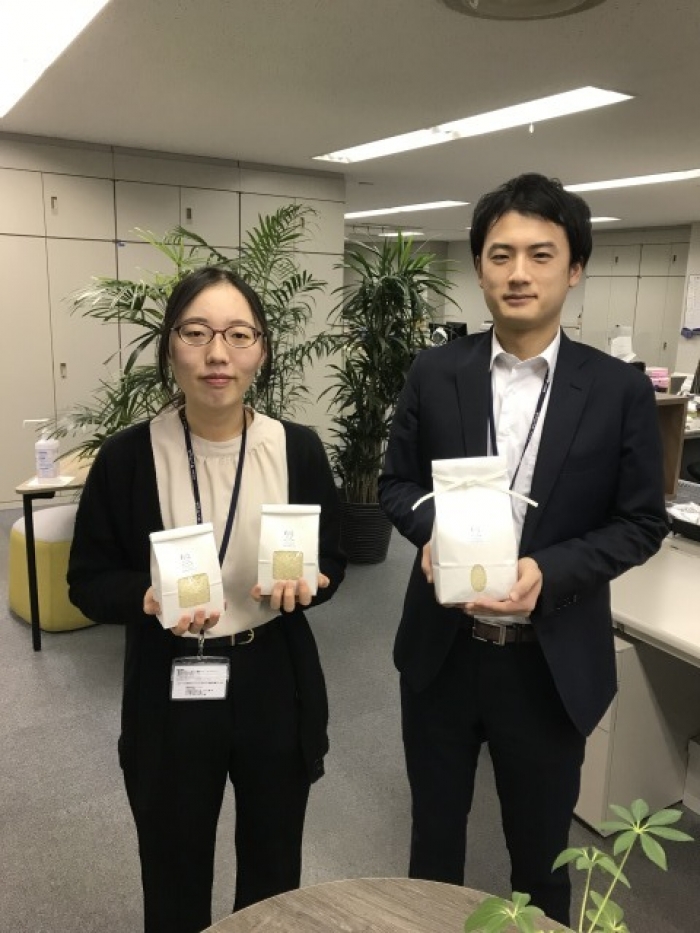 日和ファームから新米150Kgが納品されました！
